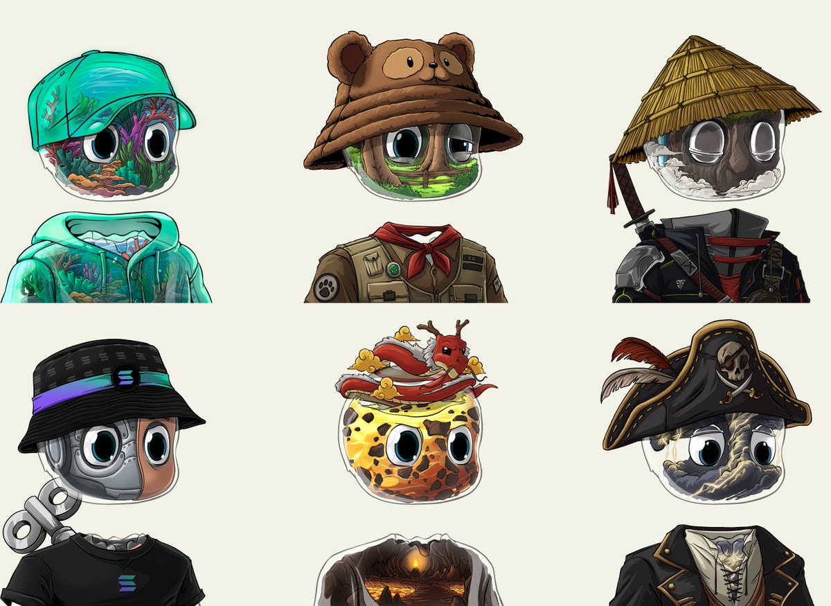 ClearCollectNFT's tweet photo. The best generative PFP art across any blockchain. https://t.co/TTk1gpU9SF
