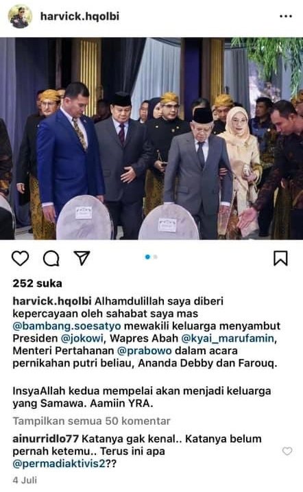 Saya juga tidak mengenal Prabowo dan Wamen ini. Cuma yg saya ketahui Prabowo tukang bohong dan mantan tukang ULIK.