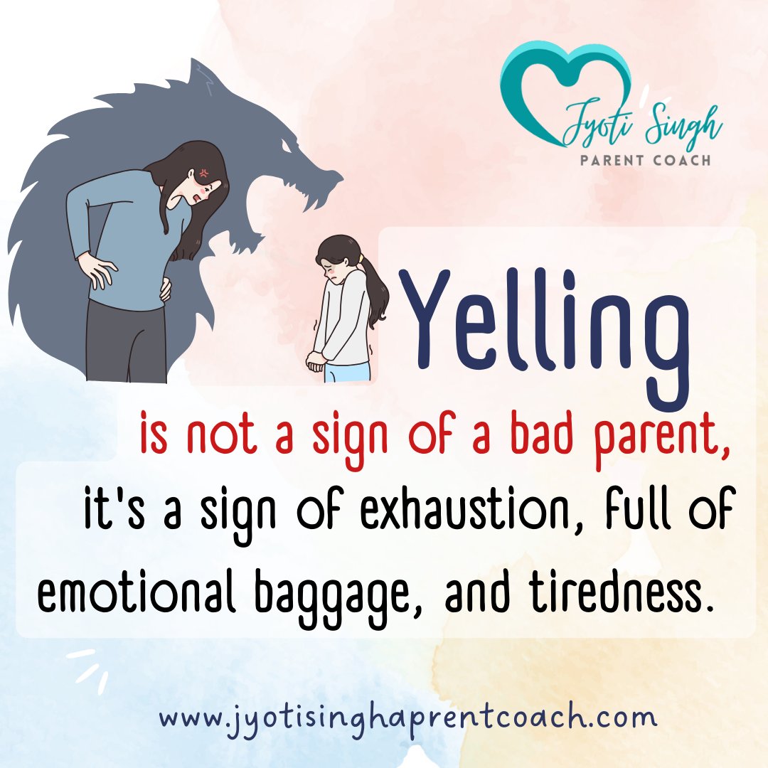 I understand that yelling can be a common occurrence for parents, especially when they are tired, stressed, and overwhelmed. It is important to remember that yelling is not a sign of bad parenting, but rather a sign that you are human and need support.