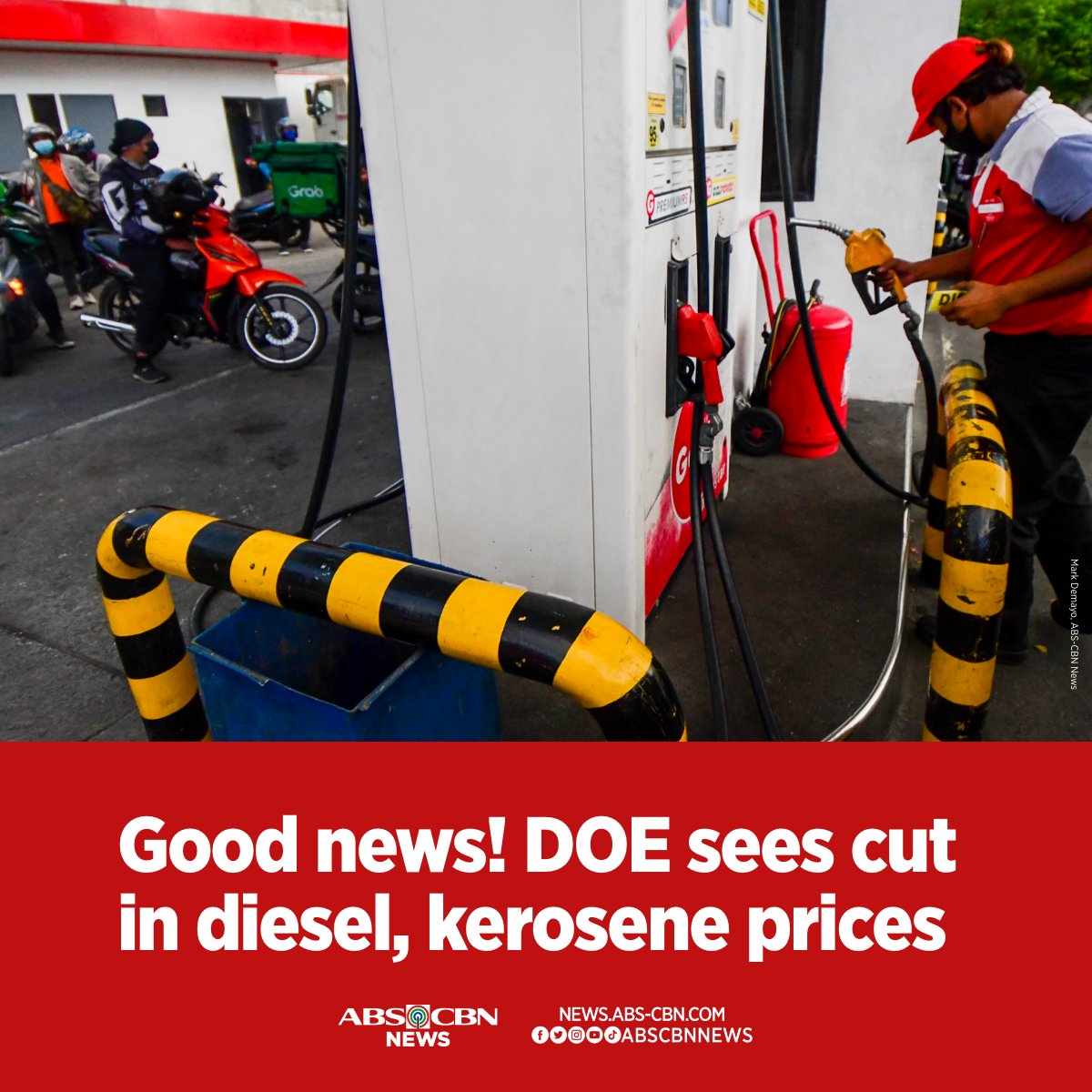 Finally, some good news. 🙏

The Department of Energy predicts a cut in diesel and kerosene prices next week. #PricePatrol 

READ: abscbn.news/3PQazWJ