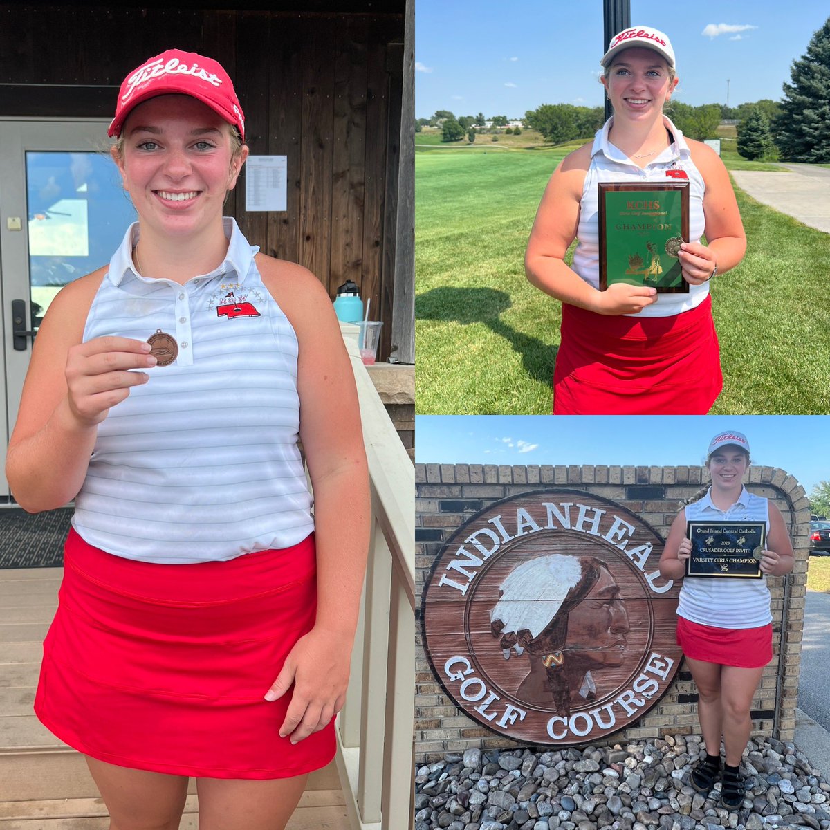 kcjo13's tweet photo. Thatβs a wrap on our regular season! Hereβs a rundown of Camβs Senior Year:
8 reg season meets
8 medals
7 individual championships (undefeated in Class C!)
6 team champs
2 school records
9-hole and 18-hole PRs (31-65)
And sheβs not done yetβ¦
#backFOURmore
#nebgolf
#nebpreps https://t.co/GJtYeyZeM1