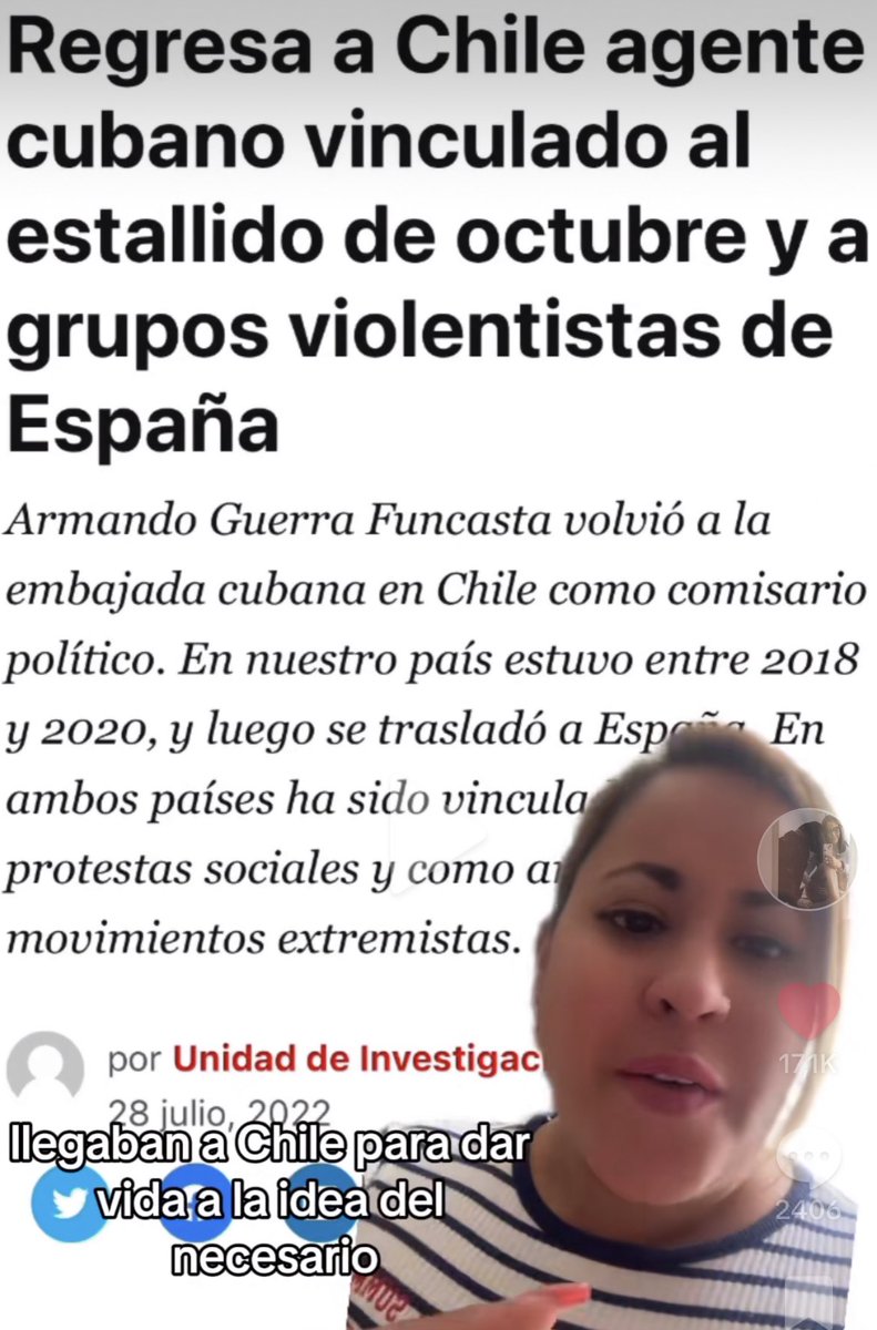lamonsalveg's tweet image. Contundente mensaje para el presidente Boric, para que deje de desinformar. Por favor escúchela y si apoya su opinión, por favor ayude a difundirla. Gracias. @Equipo_Patriota @Jimoya82 @InfoDataBase7 @BSeagleChile @Girealaderecha @TuiterosDiestra