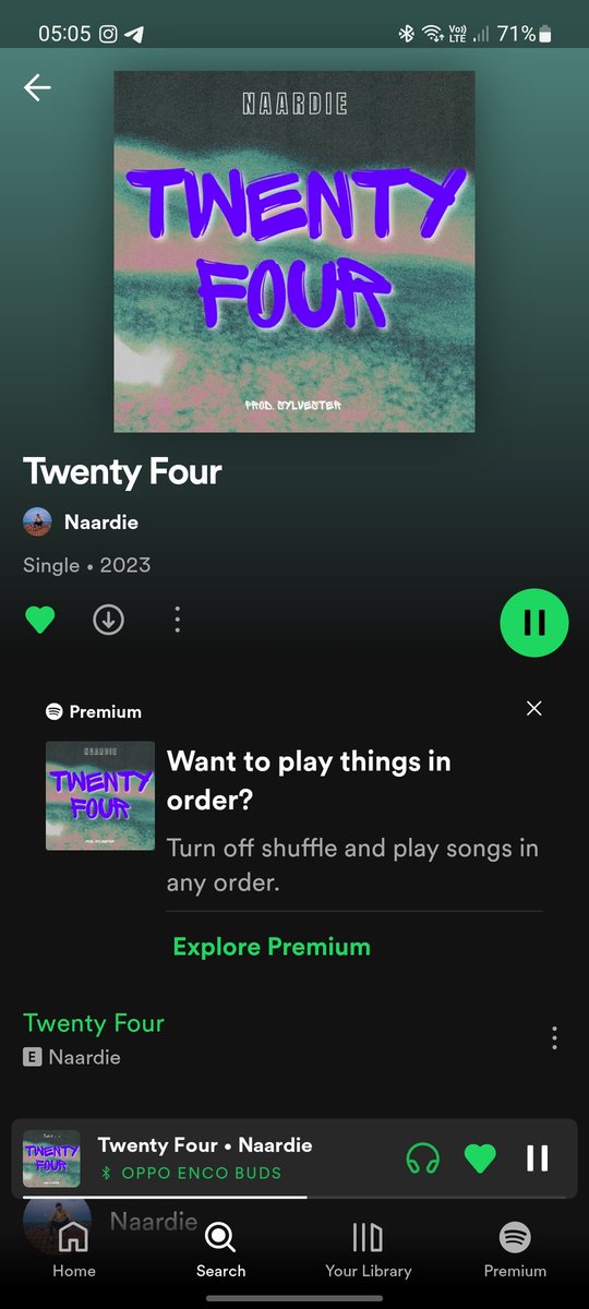 My most anticipated single “Twenty Four” is now out and available on all streaming plartforms🔥

Song link: paradise.fanlink.to/TwentyFour

Let’s jam and share to the world 🌎