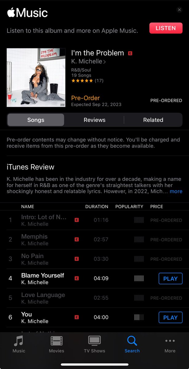 iK33MII's tweet image. I’m ready @kmichelle #ImTheProblem