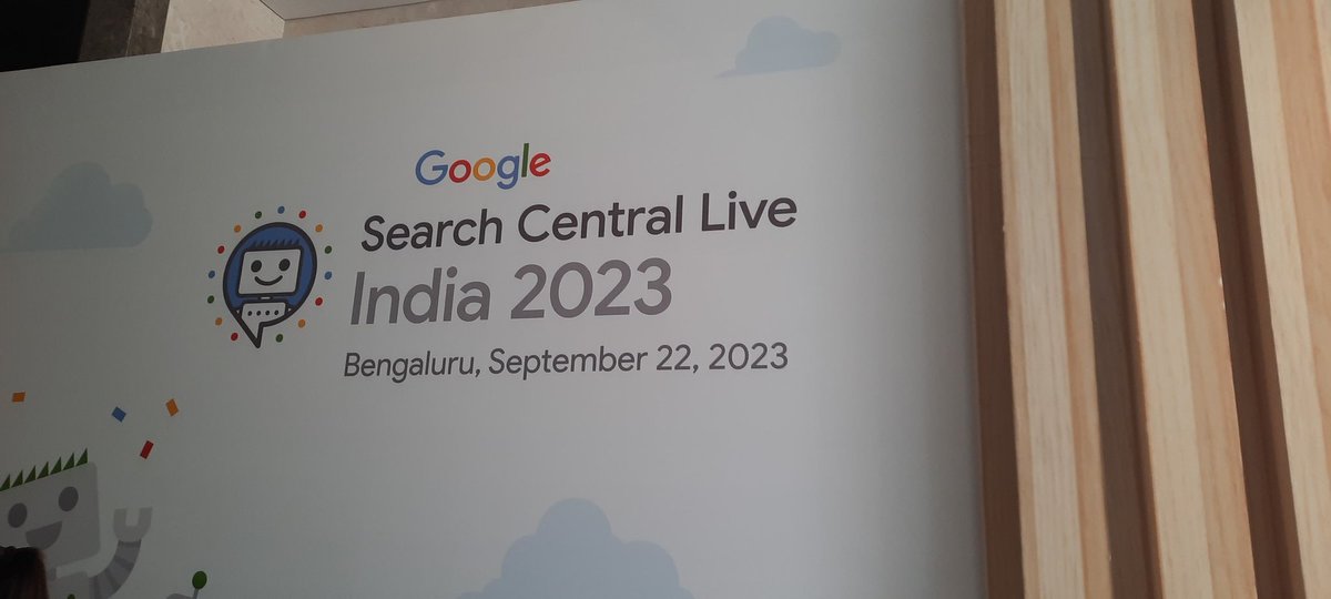 Bharatlok's tweet photo. #SearchCentralLive #SCBLR23
Google Search central live event after longtime @JohnMu @searchliaison @GoogleIndia https://t.co/B7WDKsjo0X