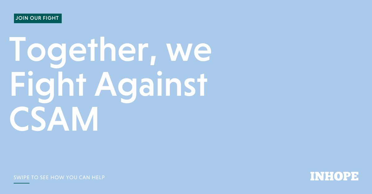 INHOPE_PR's tweet image. To create a safe #OnlineEnvironment for children, we need #CollectiveAction. As an annual #fundingpartner, your organisation directly supports INHOPE’s work in technology development, network expansion, capacity building, and legislative engagement - bit.ly/3NO1I6C