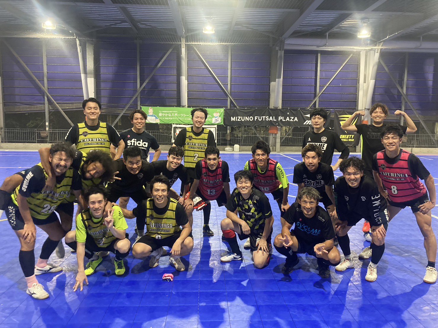 関東フットサルリーグ　カフリンガ東久留米　トレーニングウェア　3点セット 関東フットサルリーグ カフリンガ東久留米 トレーニングウェア 3