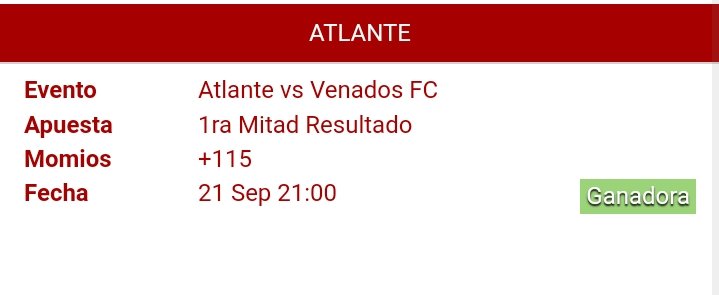 ArielHEG's tweet photo. Chulada de #pick ⚽🔥
El #Atlante viene jugando bien y no podia dejar pasar esta jugada 🔥🔥🔥🔥🔥
Unete aquí dejo todas las jugadas gratis de mayor valor
👇🏾👇🏾
🆓https://t.co/ZMJpvswPIp
#picks #apues https://t.co/JiBH6Os4Pk