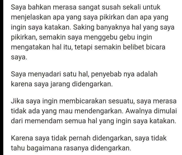 aku. hasilnya malas + susah ngomong WKWKWKWKWK