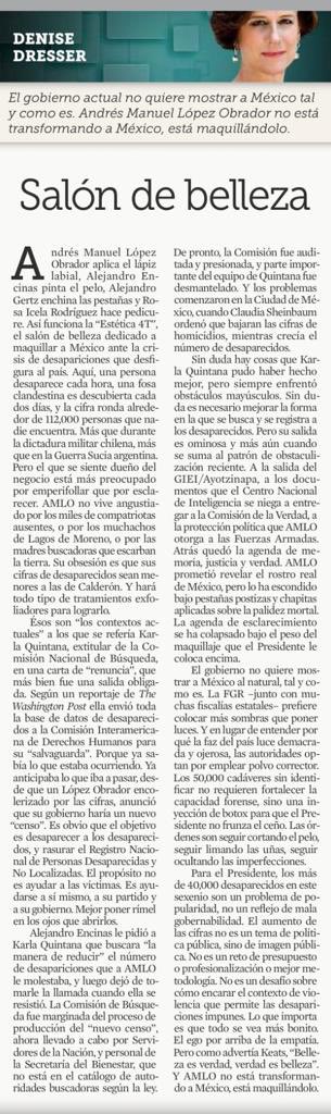 DeniseDresserG's tweet image. 👇