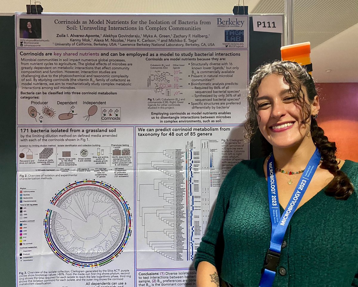 Taga Lab (@ucbtagalab) on Twitter photo A belated congrats to <a href="/zoilaialvarez/">Zoila Alvarez Aponte</a> for presenting her posted at #Microbiology2023 🎊🦠 A belated congrats to <a href="/zoilaialvarez/">Zoila Alvarez Aponte</a> for presenting her posted at #Microbiology2023 🎊🦠