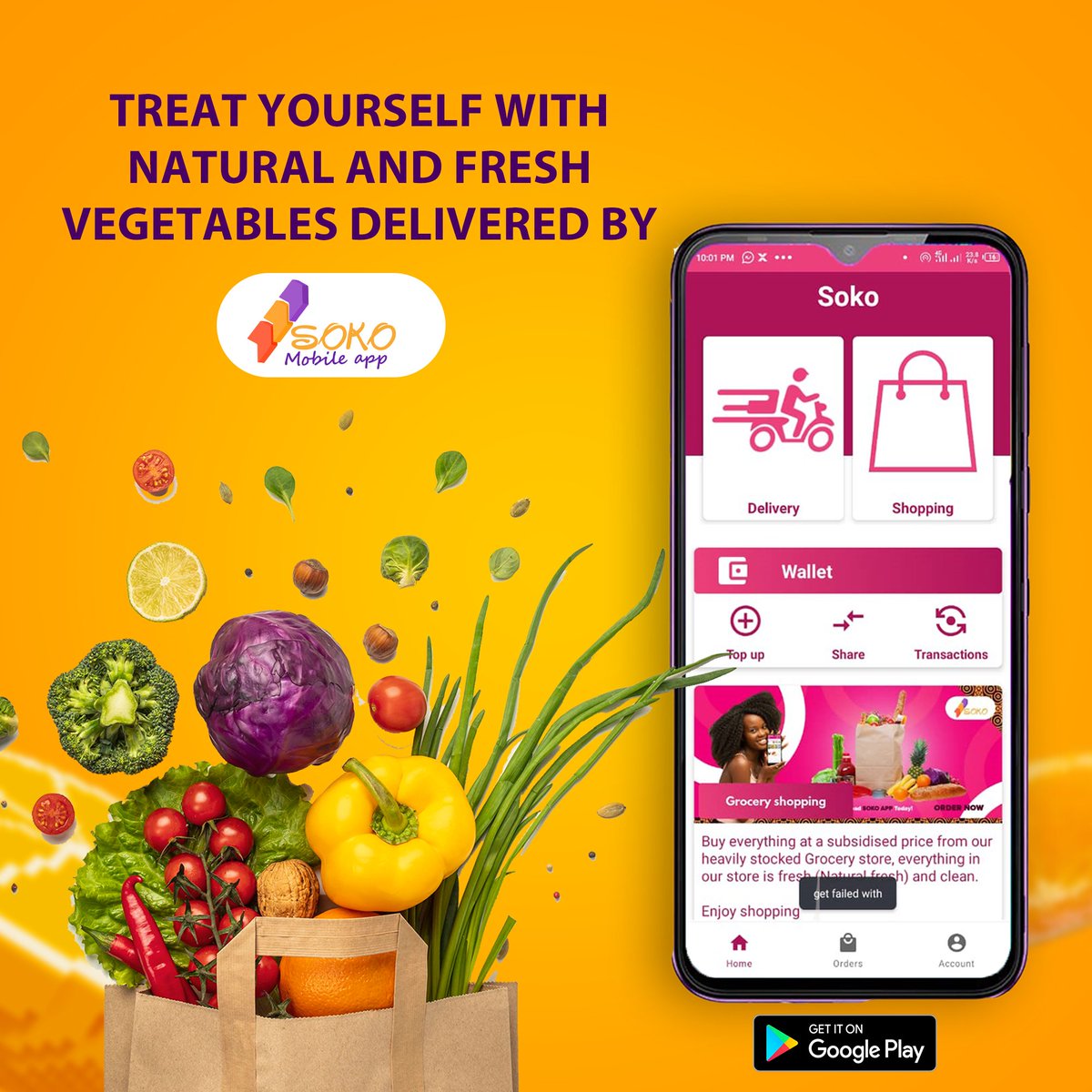 As we step into this Friday with positivity, let's remember it s always importance to have fresh vegetables and fruits with it's simple just order for some via the app today and enjoy 
play.google.com/store/apps/det…
#Sokoappvibes 
@GenOrganics @MrInfluencerUg1