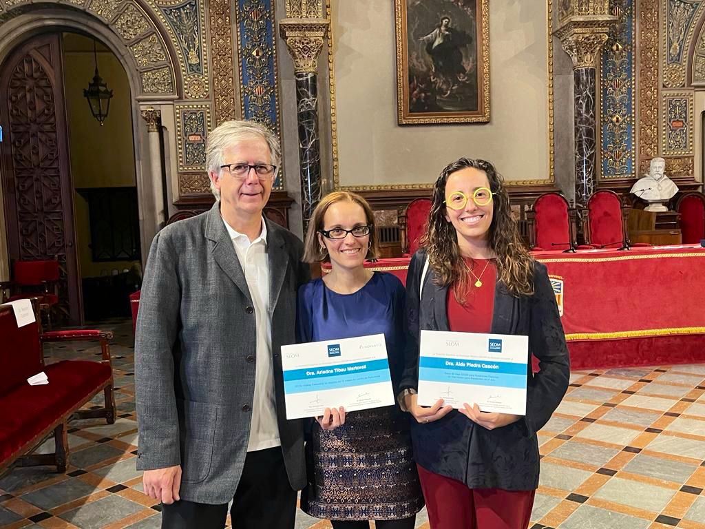 OncoSantPau's tweet photo. La Dra.Tibau, adjunta de l’equip de mama, i la Dra.Piedra, R5, han rebut dues beques de @_SEOM, per anar a @harvardmed a Boston i a l’Hospital 12 de Octubre de Madrid!
Enhorabona a les dues!! #orgullsantpau #SEOM23 https://t.co/VVf3wHkCvn