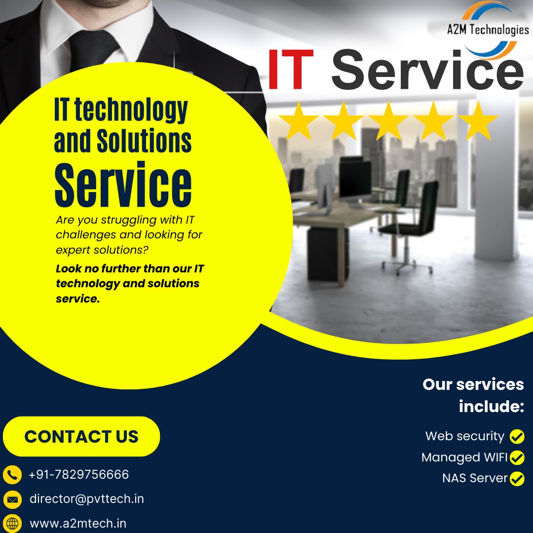 TechnologiesA2m's tweet photo. A2M Tech provides robust IT services, ensuring seamless operations and empowering businesses to stay ahead. Discover our offerings at https://t.co/D5FMsTtaW2
#a2m #a2mtech #a2mtechnologies #a2mtechnologiespvtltd #ITservices #cybersecurity #NASServer https://t.co/kiL0AebvHS