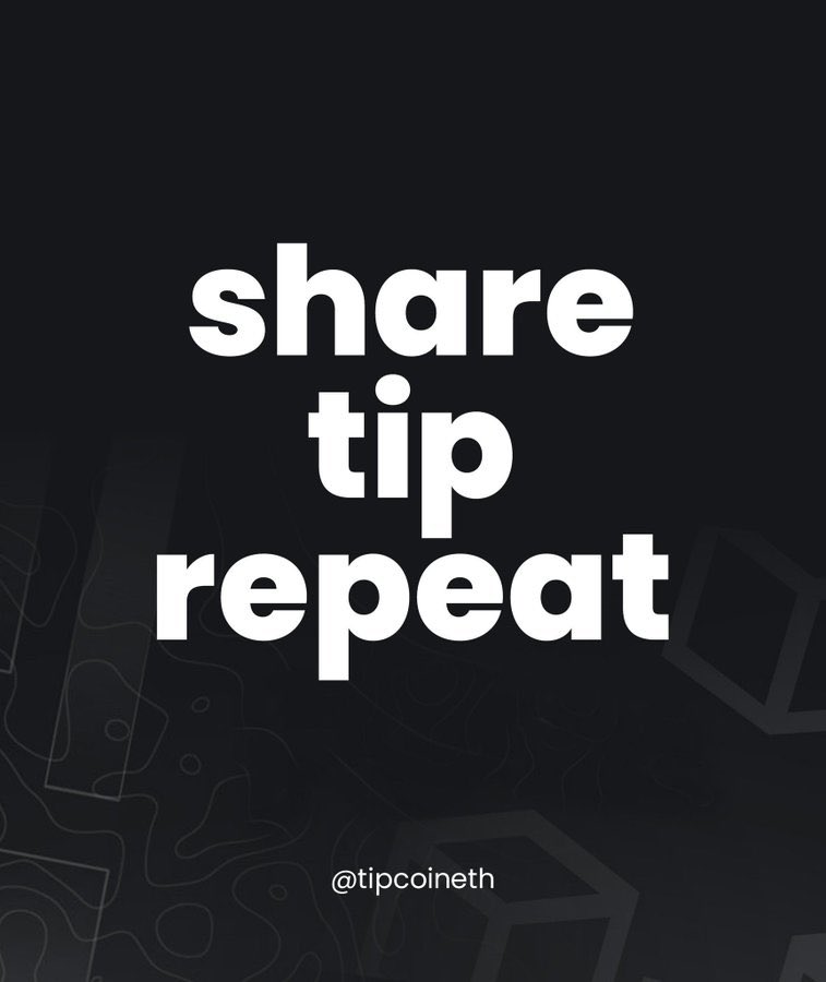 Here's a few $tips 1⃣ Epoch 1 form for those filtered this week 2⃣ Epoch 2 Claims will be live next week 3⃣ Epoch 3 ends next Friday 9/29 4⃣ All future airdrops will be on the $tip platform