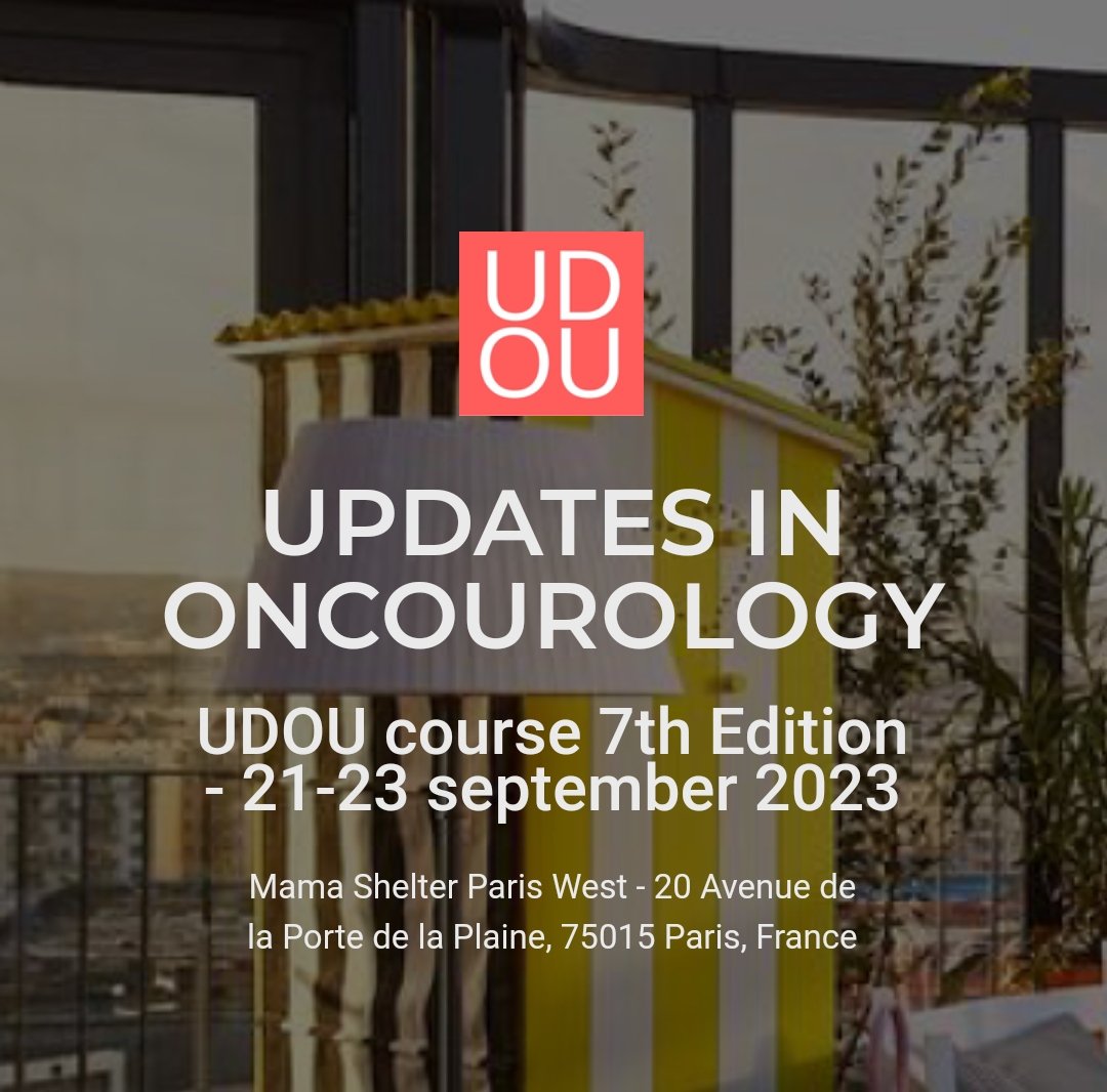 Updates on oncourology, September 21st 2023, Paris