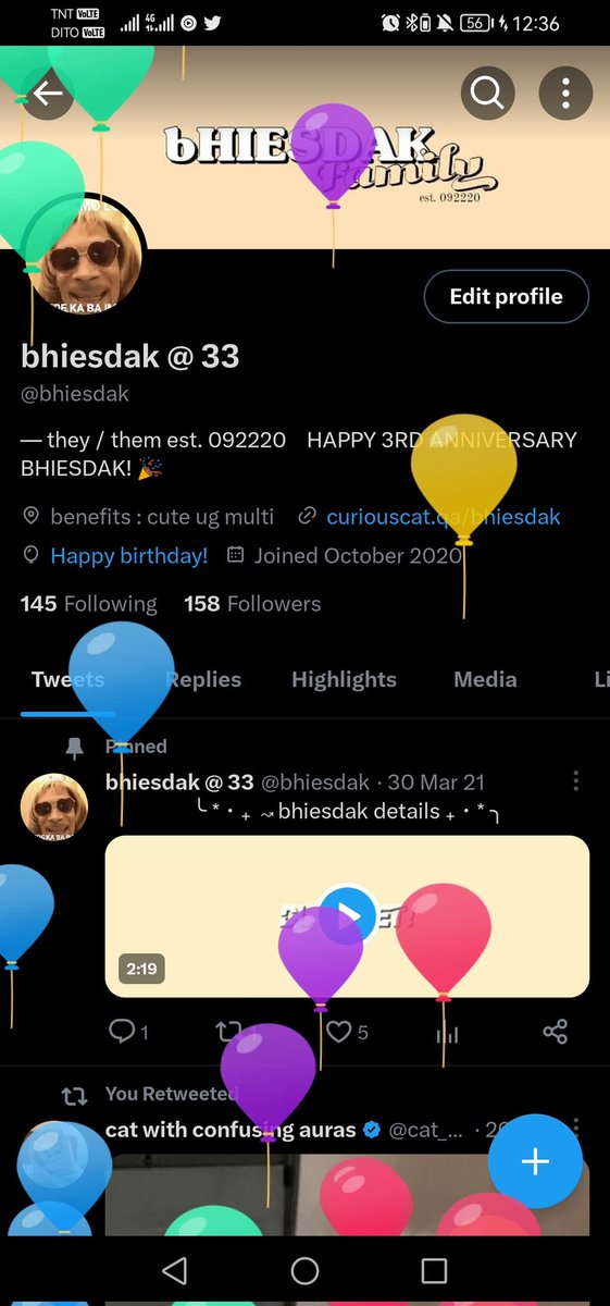 bhiesdak's tweet photo. HAPPY 3RD ANNIVERSARY BHIESDAK FAM! 🥰🥳 https://t.co/TfbdoIjNk0