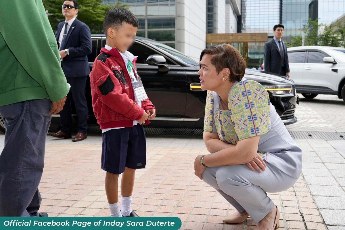 indaysara's tweet photo. Sa ating opisyal na byahe dito sa South Korea, kasama natin ang 9-year-old na si Kester, isang Grade 4 student mula sa Tito Melecio Elementary School sa Danao City, Cebu.

Si Kester ang pangatlong partisipante sa special project ng Office of the Vice President na ‘You Can be VP.’ https://t.co/DW4cil6iuQ