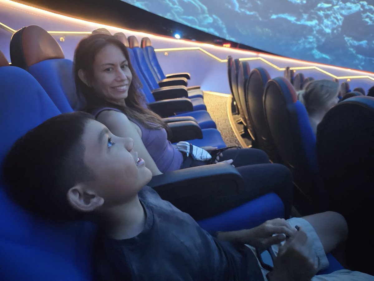 Just had a fabulous time at the Aquatic center with my lovely wife Victoria and our awesome son Isaiah! The 3D whale dome was absolutely mesmerizing. Family fun at its best! 🐠🐋 #aquaticcenter #familytime