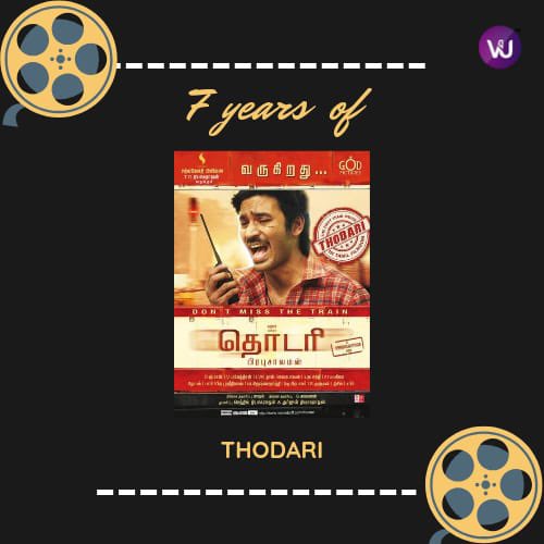 #7YearsOfThodari 

@dhanushkraja @KeerthyOfficial #Radharavi *er 

Music by @immancomposer 
Prod by @SathyaJyothi_ 
Ah #prabhusolomon Directional 

@RIAZtheboss