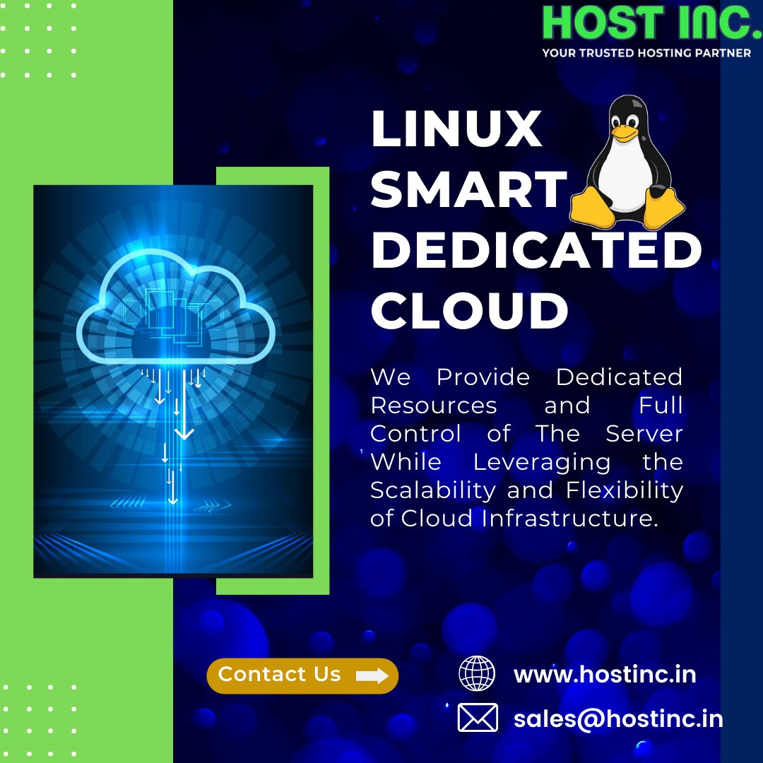 im_Hostinc's tweet image. 🌐 Unleash the Power of Linux Smart Dedicated Cloud! ☁️
#LinuxCloud #DedicatedHosting #CloudSolutions #LinuxExperts #WebHosting #TechInnovation #CloudPerformance #SecureHosting #GlobalReach #ScalableSolutions #DigitalTransformation #LinuxPower #WebDevelopment #OnlineBusiness