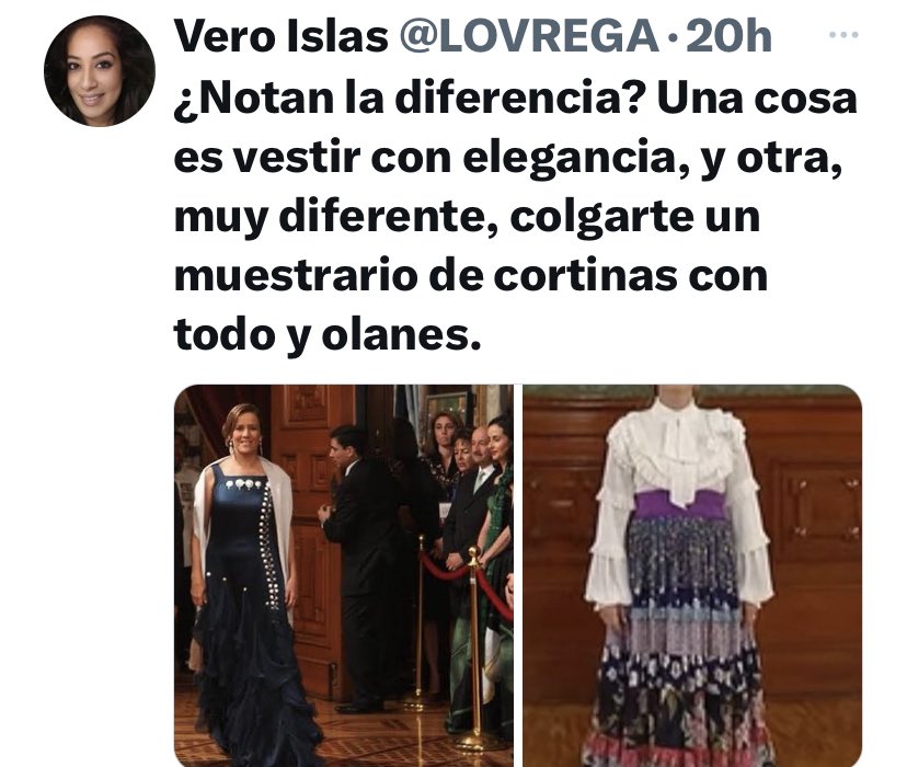 QueenBachs's tweet photo. La CUACHAlota de la VeroIslas que va saber de elegancia! 

Ni Judas se atrevió a tanto! https://t.co/ss6dnNjdto