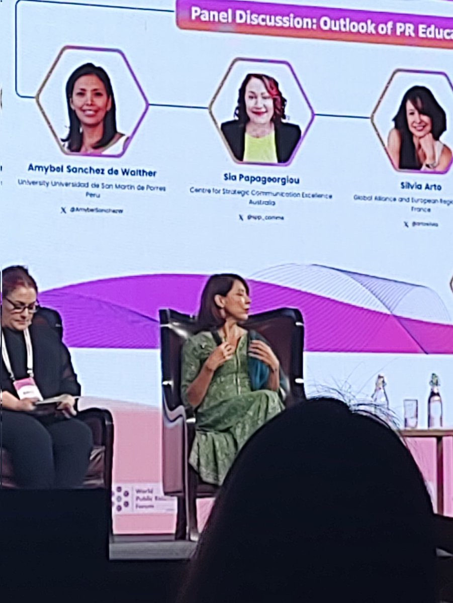 "We need students in the professional world and professionals in the academic world."
<a href="/artosilvia/">Silvia Arto 💃</a> beautifully said!🤍

#WPRF2023 #PRevent #Chennai <a href="/Wprf2023/">WPRF 2023</a>