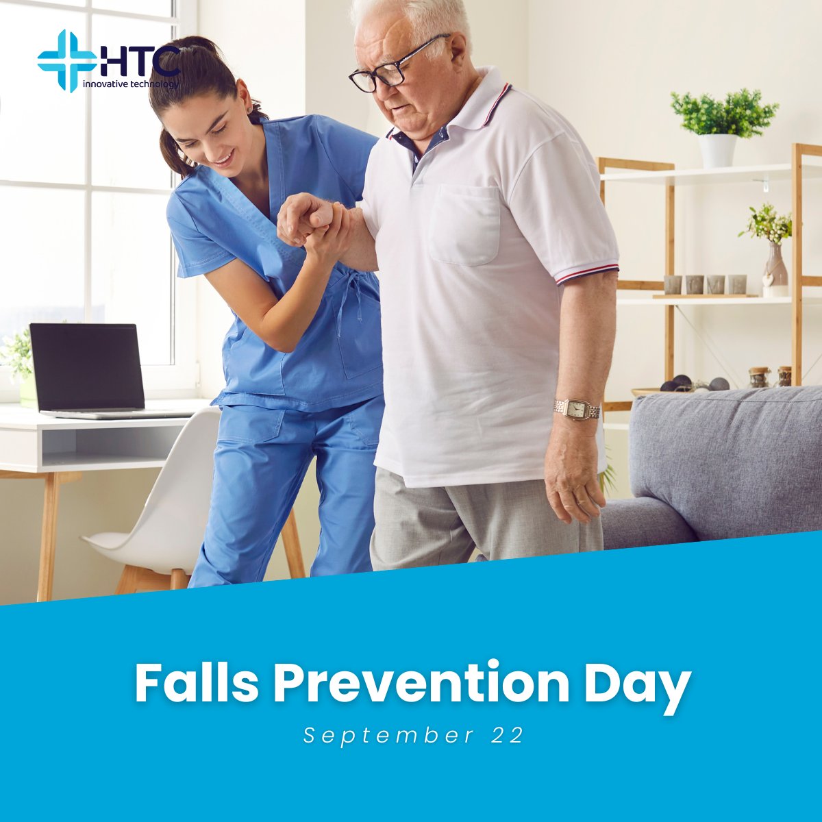 HTCTechnology's tweet photo. On Falls Prevention Day, let's all take a moment to reflect on how important it is to find practical solutions to ensure a safe environment for our loved ones, especially our seniors.

#TekCall #FallsPreventionDay #HealthyAging #SafetyFirst #AgedCare #journorequest https://t.co/ftWPXlx64g