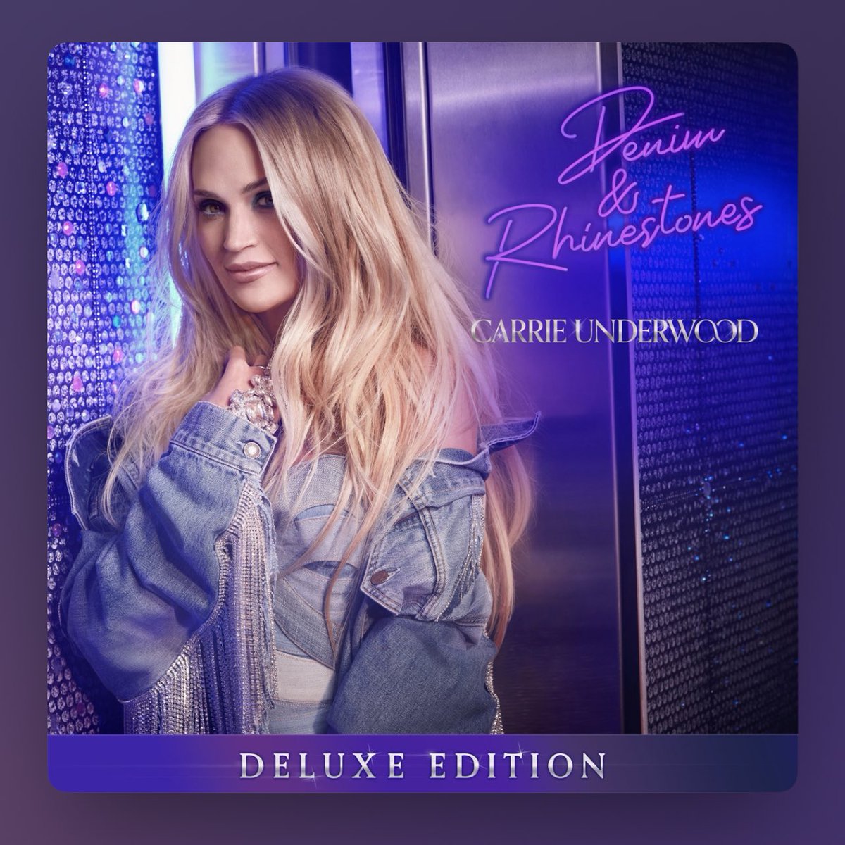 cowboycasanova's tweet image. soooo obsessed with the new tracks on the #DenimAndRhinestones #DeluxeVersion 🥹💜💎👖… @carrieunderwood literally NEVER misses!
