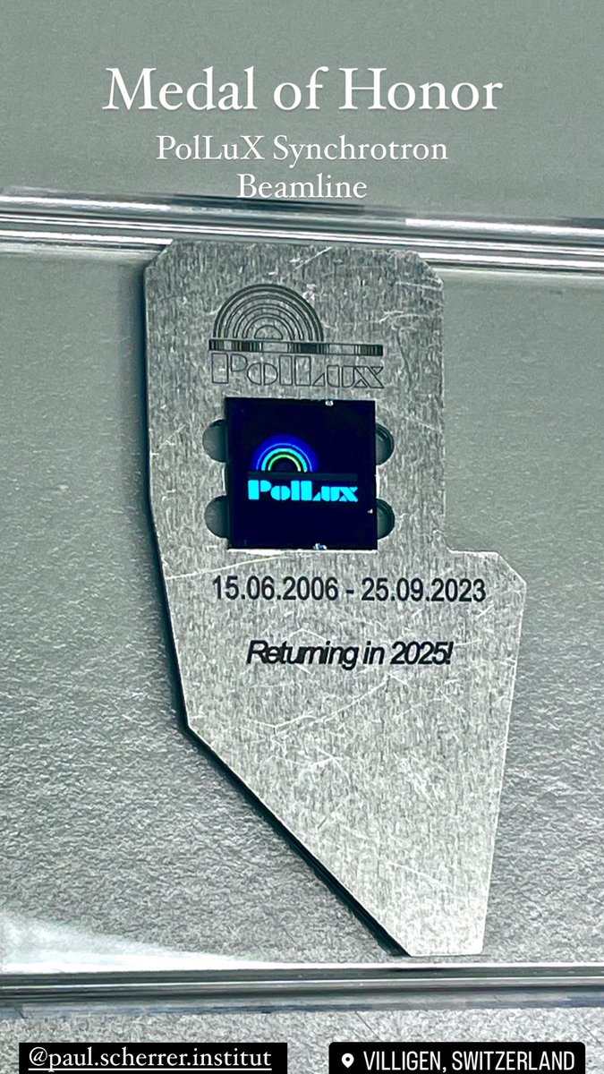 KirillKGubanov's tweet image. #SwissLightSource - You will be deeply missed.
Hope to see you again, @psich_en , after 2025, larger and with more capacities.
Thanks for the light 💡