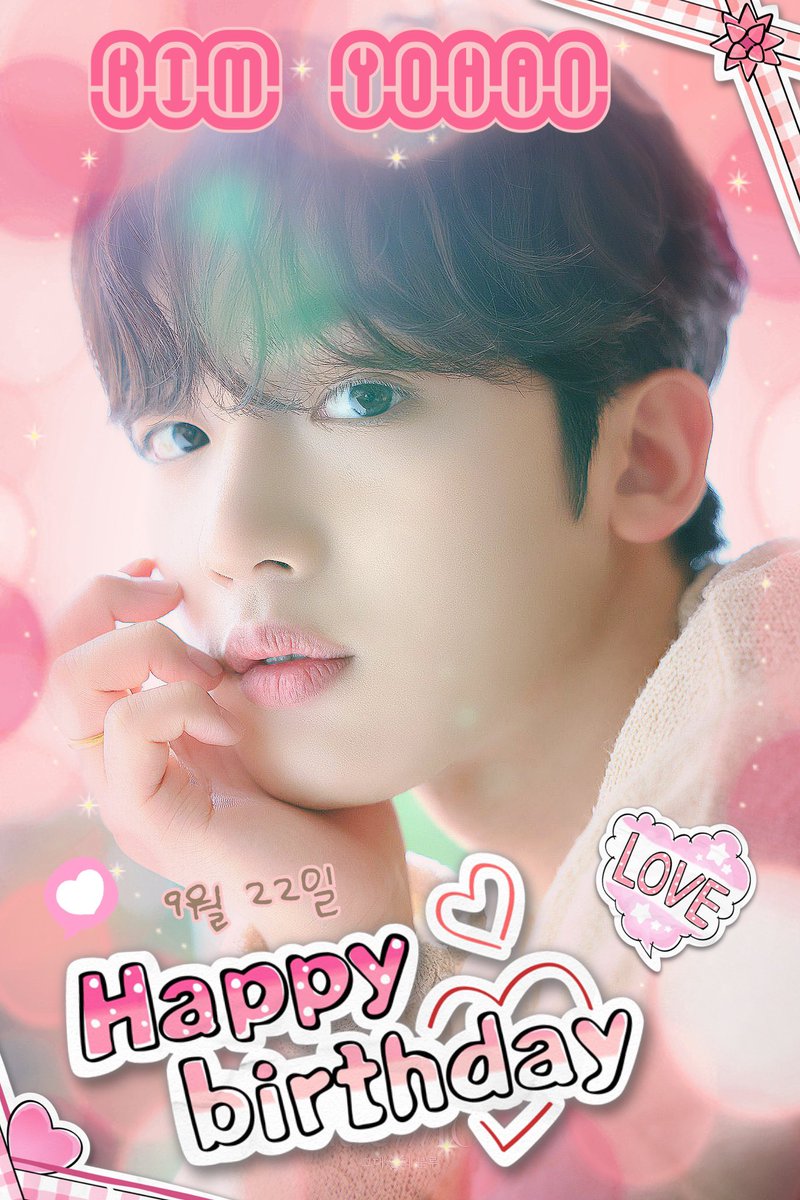 haru09228's tweet photo. 🐰HAPPY BIRTHDAY YOHAN🐰

요한의 재능이 빛나는 한해가 되길 바래✨

#일년중_제일좋은날_김요한생일
#AllRounderDay_KimYoHan
#김요한 https://t.co/JpN2cAEzOm