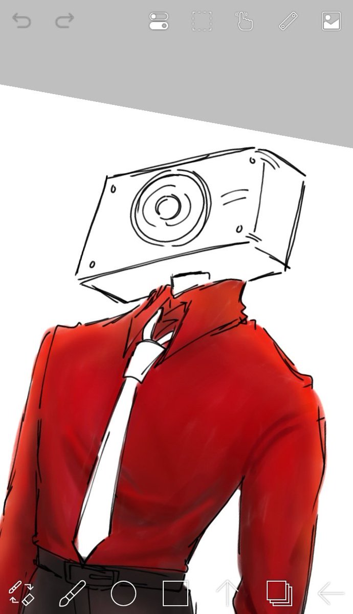 Black Speakerman not finished🗿
*I'm bad coloring*