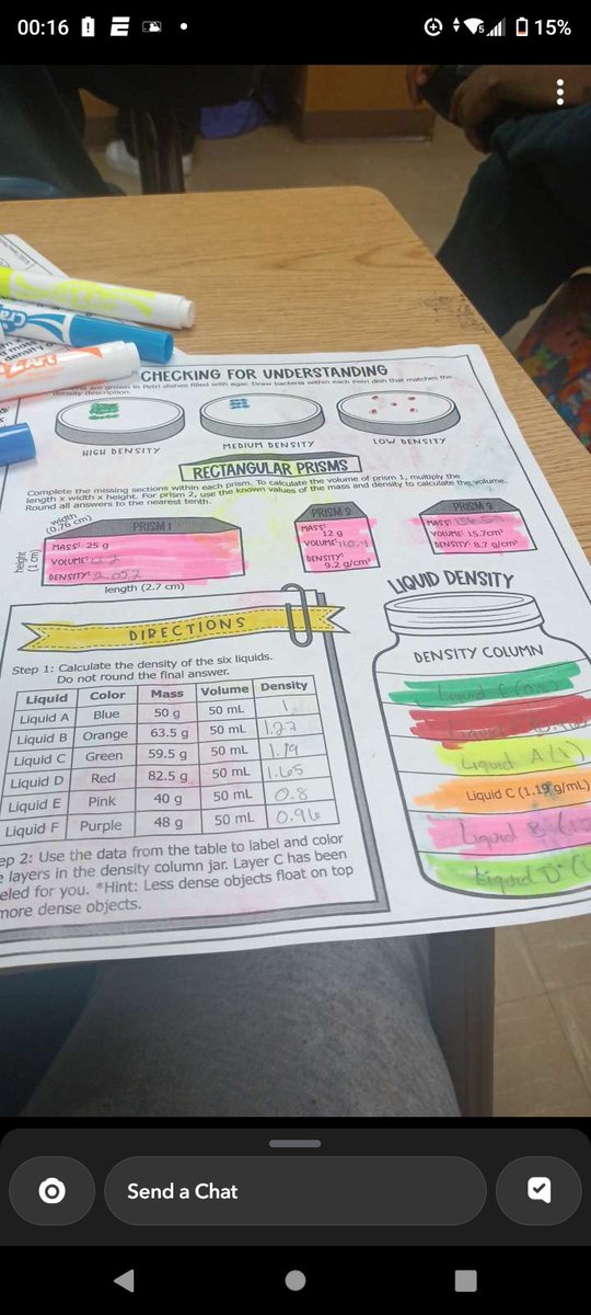 Curly6823's tweet photo. @RyanWaltersSupt @prageru Instead of pushing "non-woke" propaganda, resign. Can you guess what grade level this picture is from? Highschool! This is what science is like in a highschool class because there are not enough certified teachers. This is from a non-certified teacher who was set up to fail. https://t.co/0b0Dna0b77