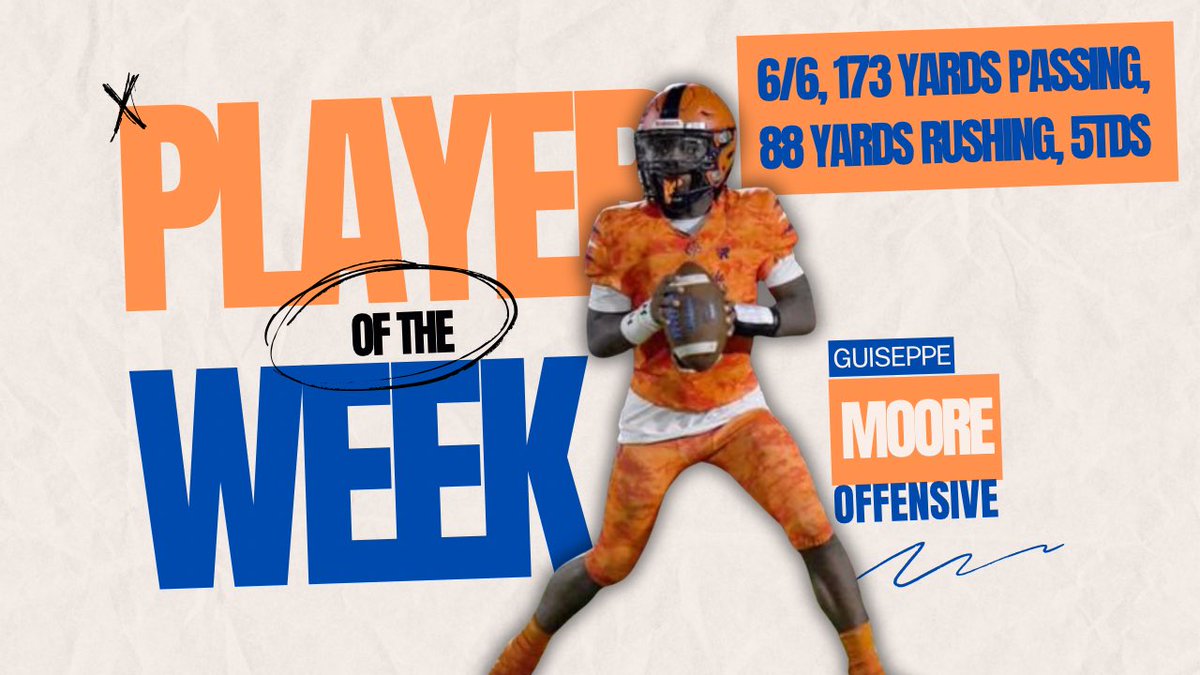 coachBoz_'s tweet photo. @notdown_joe received @wscougarsfb Week 5 Player of the Week honors after going 6-6,  173 yards, 3 TDs and adding 88 yards and 2 TDs on the ground vs. @whitingfootball #DualThreat #RPO #PawsUP #TheGaryWay https://t.co/9NkWW8SAKR