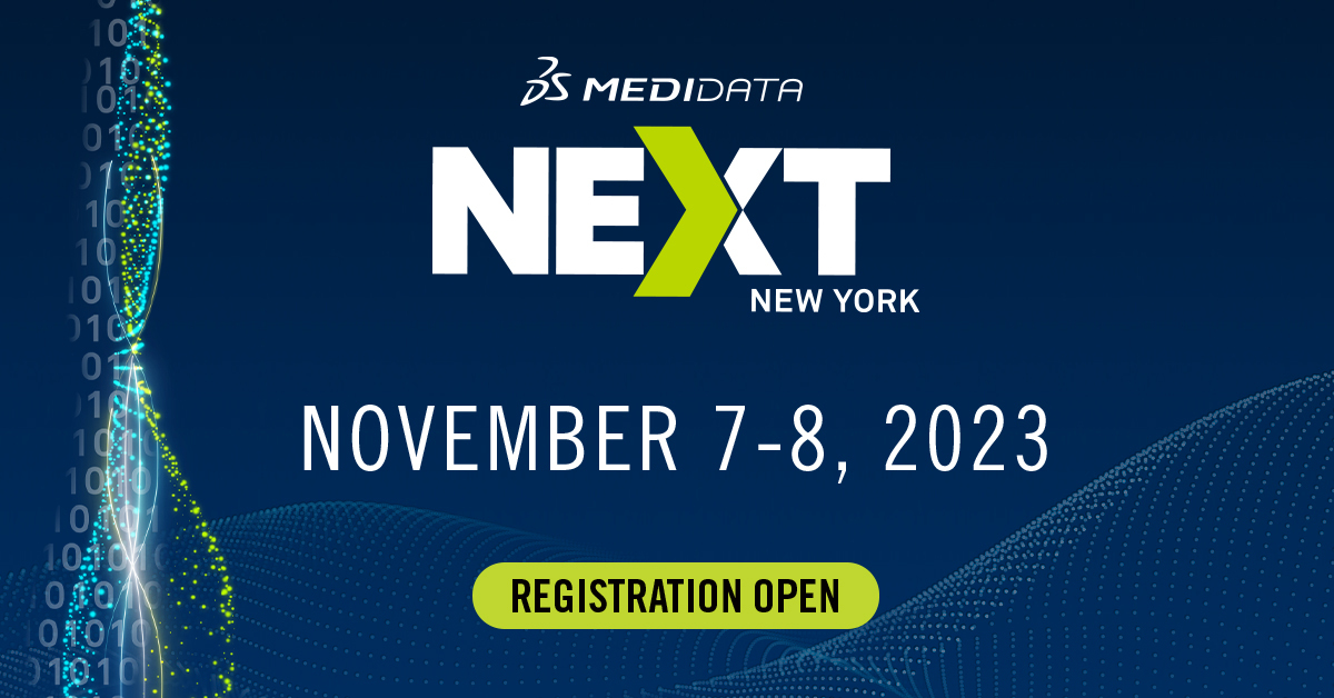 #MedidataNEXT NY is an immersive journey through the world of #ClinicalResearch. Join your #LifeSciences peers to view the process from the eyes of a patient & broaden your horizons with innovative workshops & expert-led sessions. 🔥

Register now: mdso.io/x67