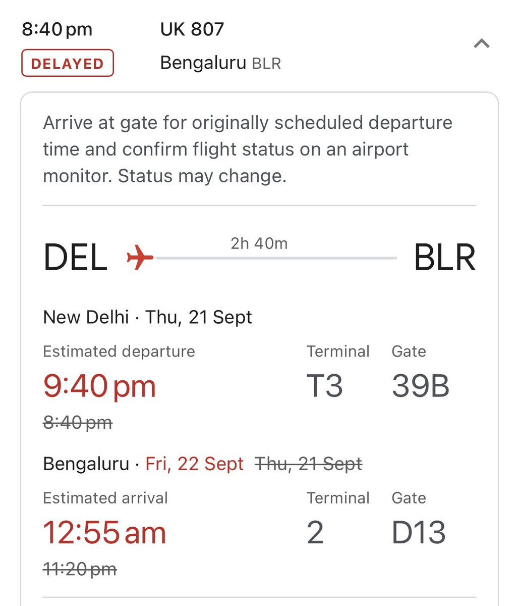 anojjoshi's tweet photo. Dear @airvistara ,कल आपके द्वारा दी गई सर्विस संतोषजनक नहीं रहा, 8:40PM के समय को बदलाव कर के 9:40PM कर दिया, लेकिन आपके द्वारा बोर्डिंग 10:00 बजे के बाद शुरू किया गया. 

इतना समय लगने का क्या कारण हो सकता है ? https://t.co/dDtWd0P7gR