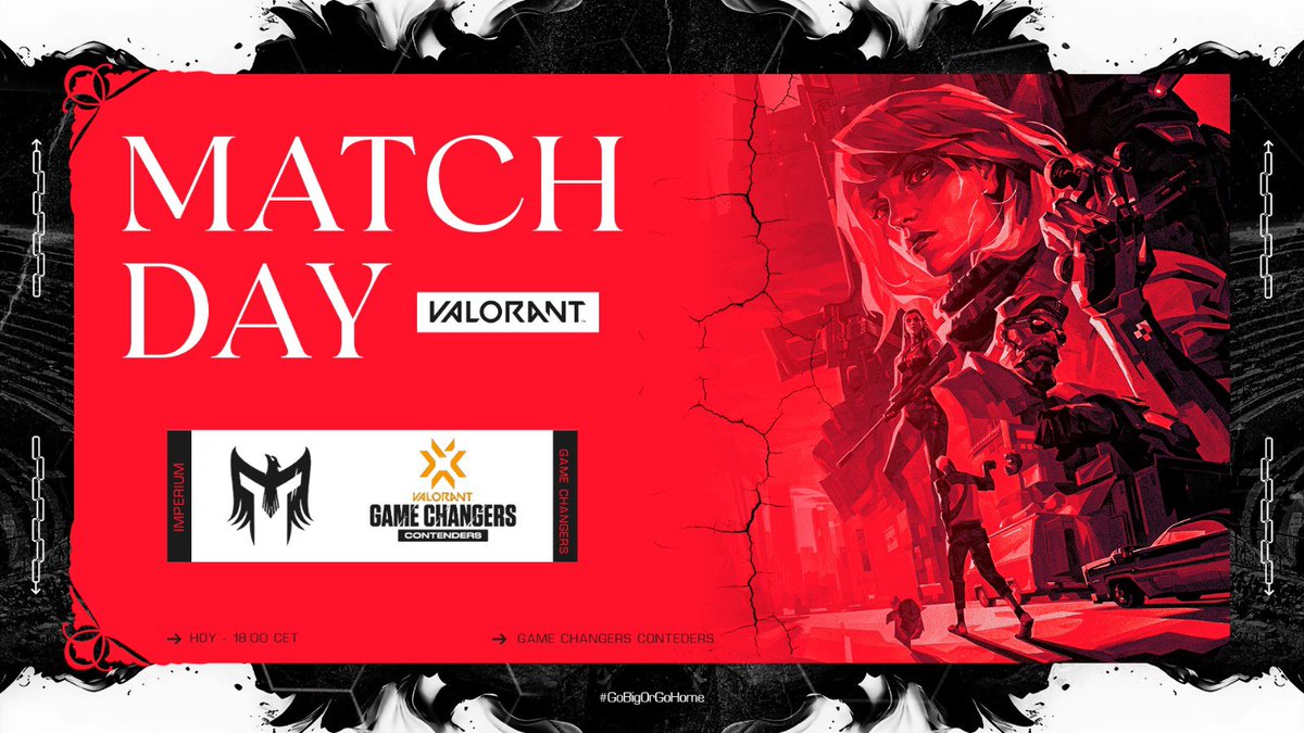 •𝑰𝑴𝑷𝑬𝑹𝑰𝑼𝑴 𝑳𝑰𝑽𝑰𝑨 𝑴𝑨𝑻𝑪𝑯𝑫𝑨𝒀•

⏰ 18:00
🏆 Our Party Game Changers Q2
🆚 TBD

¡Listos para hacer historia, con todo chicas!🫡🩷

(Actualizaremos aquí resultados)

#GoBigOrGoHome