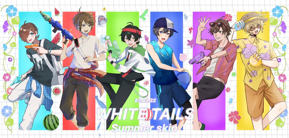 knk_wt06's tweet photo. 🏖wt夏合作🏖
素敵なメンバーで合作させていただきました✨️
夏ワチャワチャ遊ぶﾜﾃが見た～い！🔫 https://t.co/BBDPusdq54