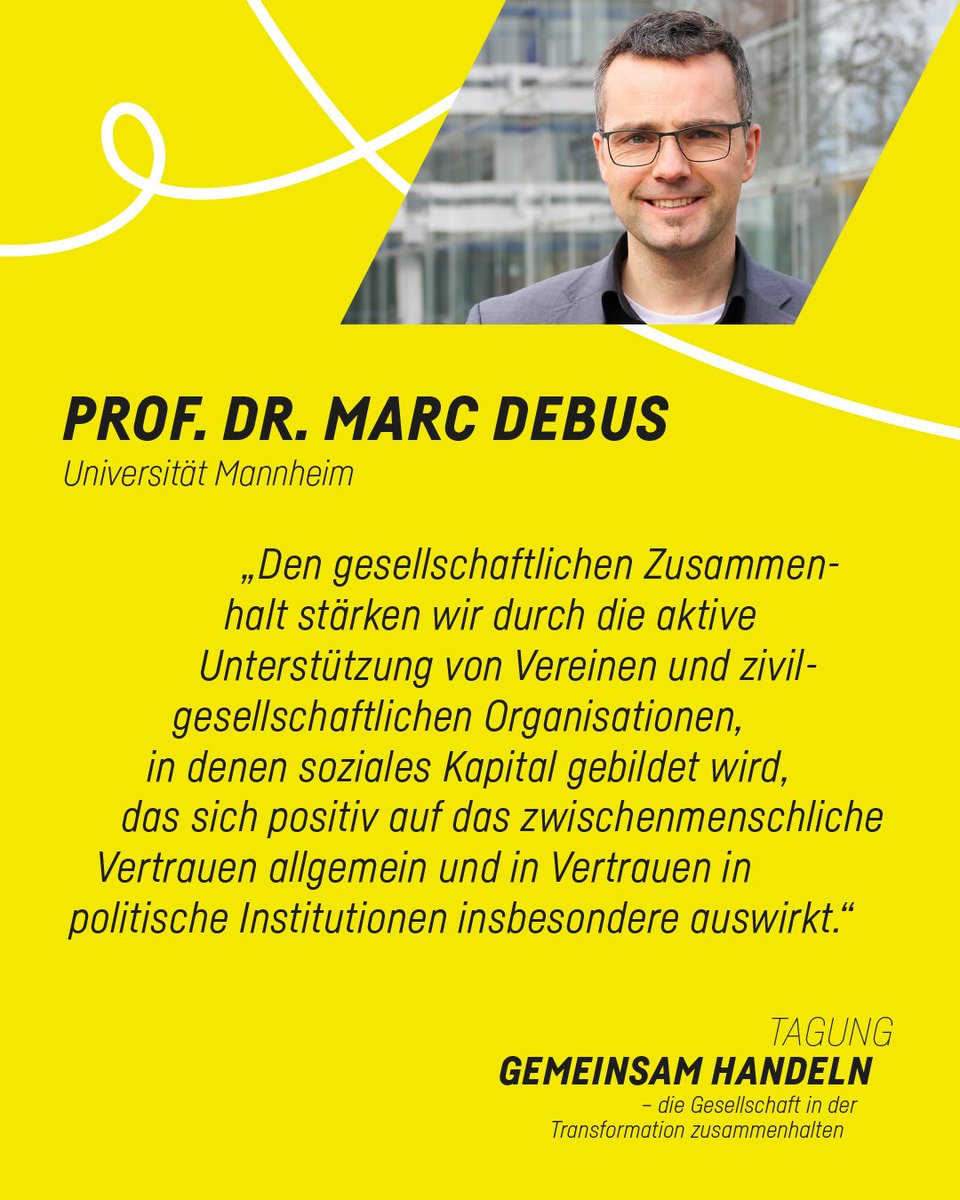 Landesregierung BW (@regierungbw) on Twitter photo „Gesellschaftlichen Zusammenhalt stärken wir durch die aktive Unterstützung von Vereinen & zivilgesellschaftlichen Organisationen“, so <a href="/DebusMarc/">Marc Debus</a> 💬
Mehr zum #Zusammenhalt in der #Transformation bei der Tagung #GemeinsamHandelnBW ➡️Sei dabei: stm.baden-wuerttemberg.de/de/themen/tagu… „Gesellschaftlichen Zusammenhalt stärken wir durch die aktive Unterstützung von Vereinen & zivilgesellschaftlichen Organisationen“, so <a href="/DebusMarc/">Marc Debus</a> 💬
Mehr zum #Zusammenhalt in der #Transformation bei der Tagung #GemeinsamHandelnBW ➡️Sei dabei: stm.baden-wuerttemberg.de/de/themen/tagu…