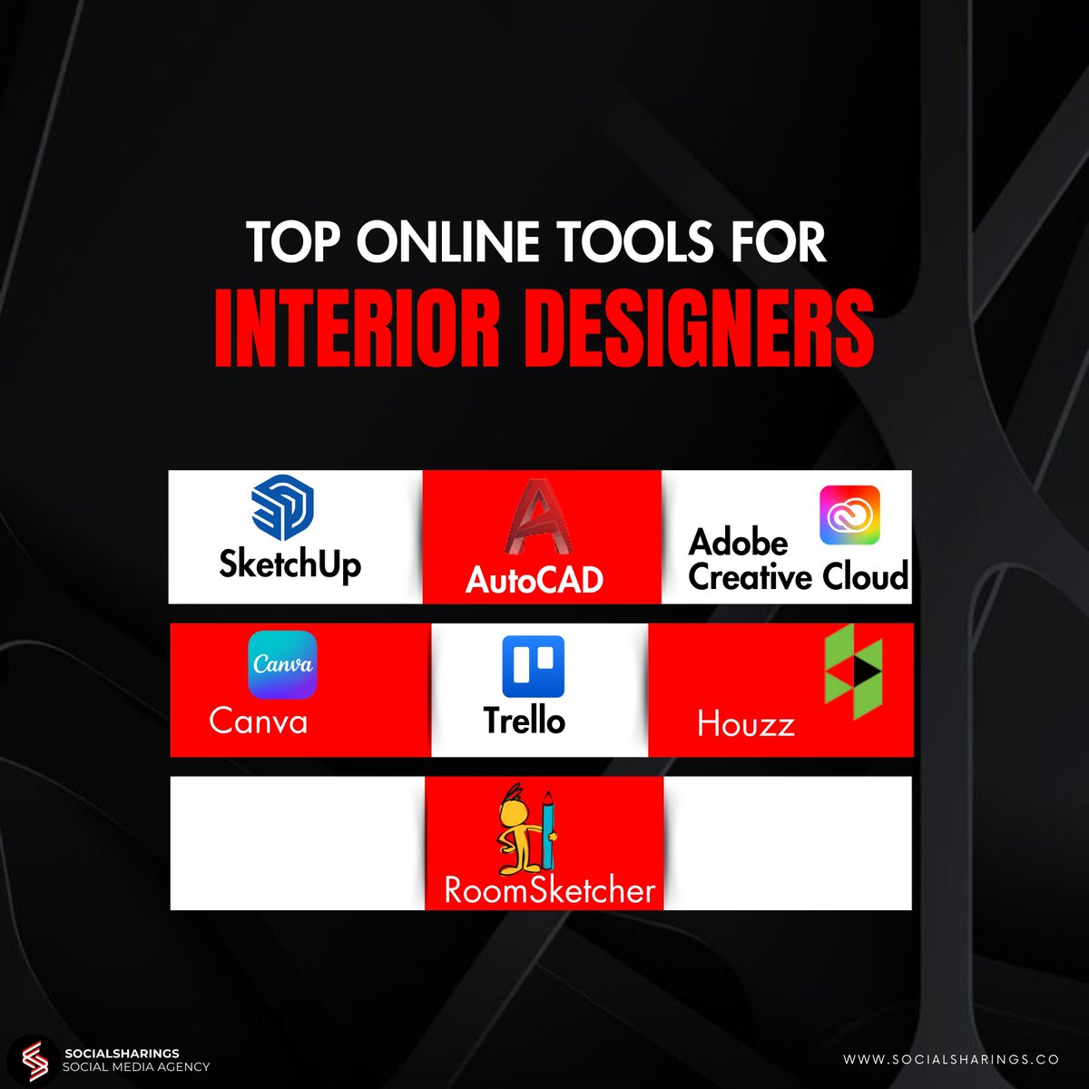 Socialsharingss's tweet image. With these tools in your creative arsenal, there are no boundaries to your interior design dreams. Share your favorite tools and tag your fellow design enthusiasts! Let&apos;s keep turning spaces into havens of beauty. 🌈✨ #InteriorDesignMagic #OnlineDesignTools #DreamSpaces