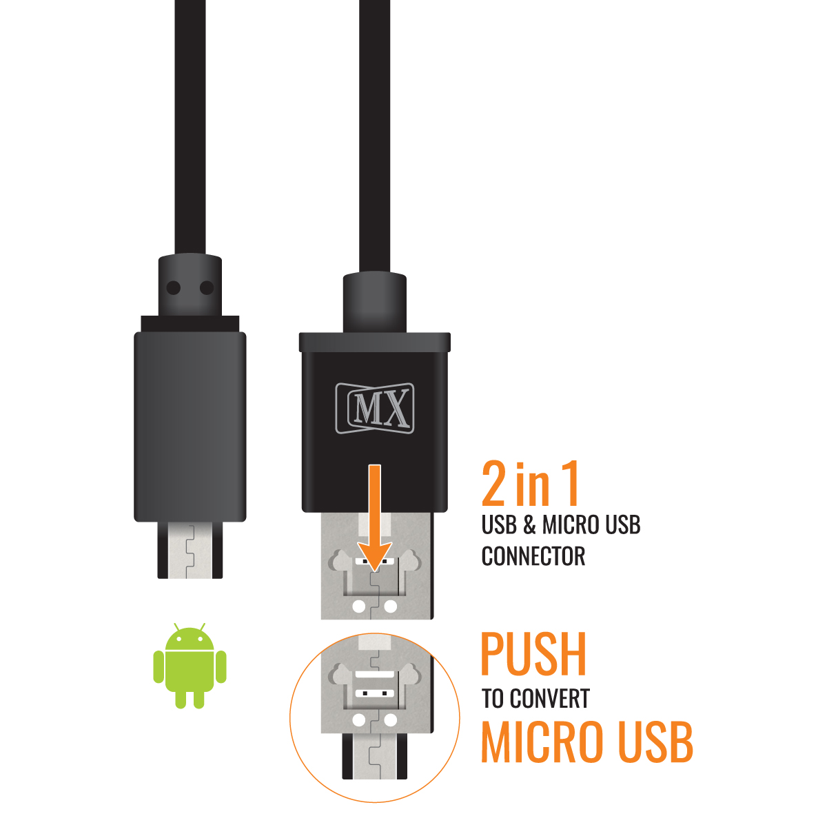 mx_electronics's tweet image. Discover the versatility of our USB A MALE + MICRO USB MALE TO MICRO USB MALE INTERCHANGE OTG CABLE.

To Know More Visit: rb.gy/nes3y

#MX #chargingcable #microusb #otg #Fastcharge #typec #usb #cables #technology #gadgets