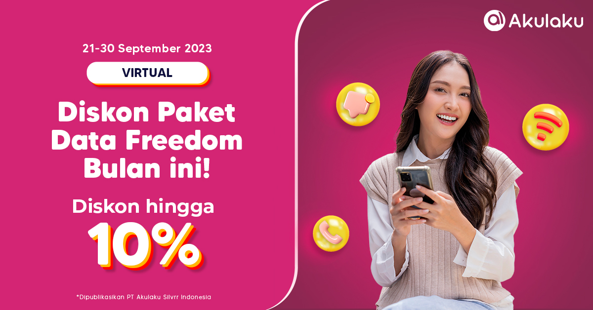 akulakuID's tweet photo. DISKON SPESIAL INDOSAT BULAN INI😱
Top up sekarang di https://t.co/K6kXbFmezu ada DISKON PAKET DATA FREEDOM HINGGA 10%📶📱
#AkulakuIndonesia #PromoIndosat #IndosatFreedom
#PromoPaketData https://t.co/GpToPhD6vz