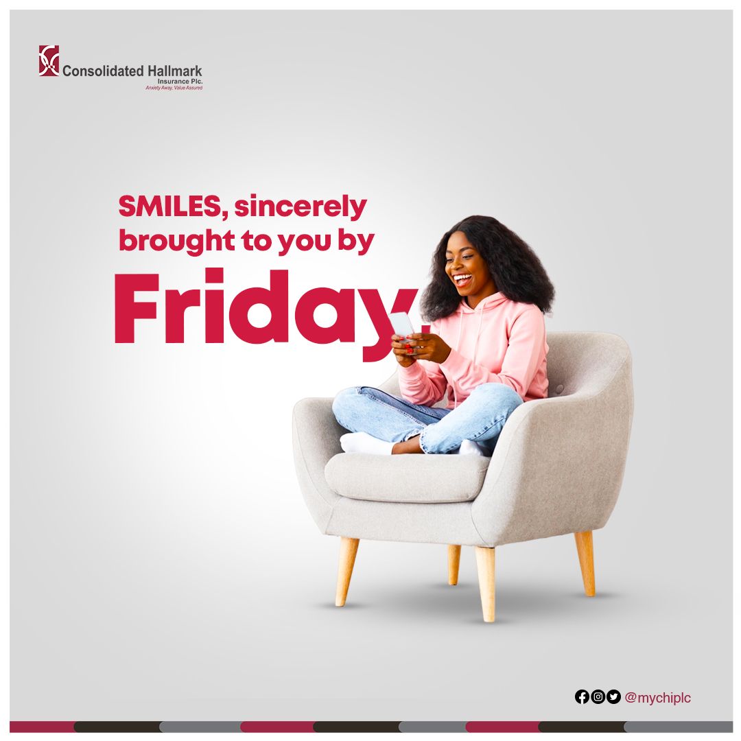 MyChinsure's tweet image. Fridays should be filled with smiles, fun and laughter.
chiplc.com
bit.ly/3oZ1OcV
#Insurance #Weekend #FunWeekend #TGIF #Friyay #FridayMood #IfYouLoveItInsureIt #LoveItInsureIt #DoMoreWithUs #SafetyFirst