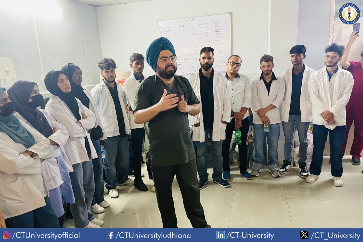 CT_University's tweet image. CT University's School of Healthcare &amp;amp; Paramedical Sciences arranged an industry excursion to Government Medical College &amp;amp; Hospital, Amritsar. Our students enrolled in the Department of Anesthesia &amp;amp; Operation Theatre Technology. 🌟#CTU #industryvisit #government #medicalcollege