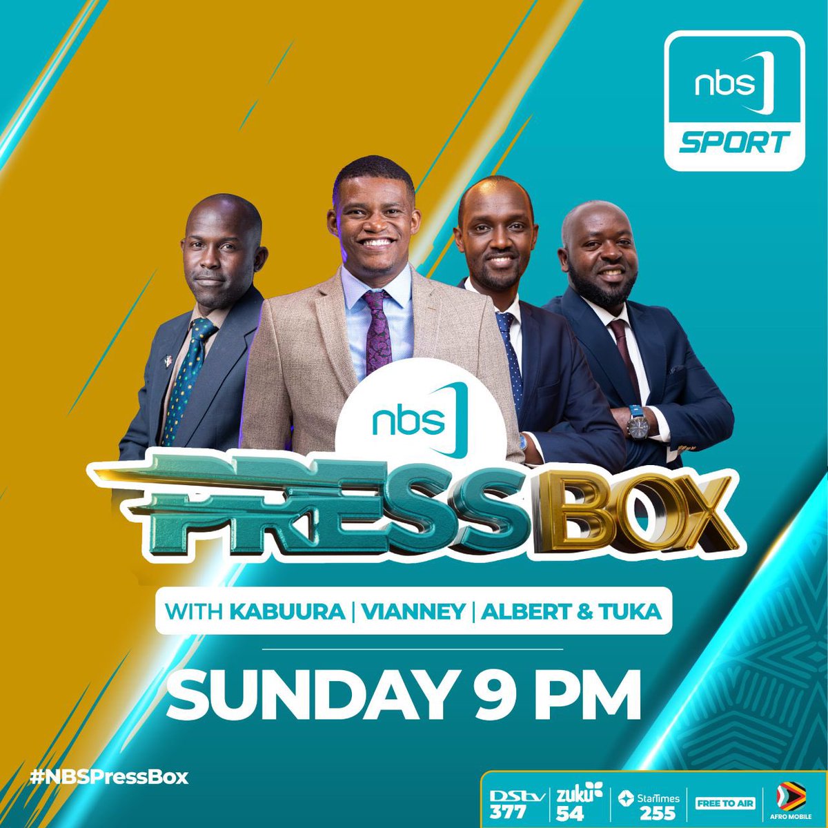 New day, new time!! SUNDAYS, 9PM. #NBSPressbox is back!!