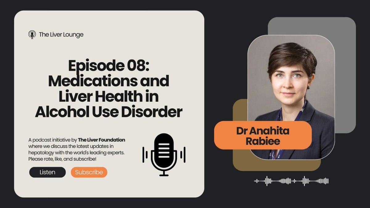Cheng Han Ng (@chenghanng) on Twitter photo ❤️🔥 #GITwitter #LiverTwitter Happy to share our latest episode <a href="/TheLiverFound/">The Liver Foundation</a> on medications and #liver health in #ALD with Dr Anahita from <a href="/Yale/">Yale University</a>! Free to listen on your favorite podcast including:
🎧 theliverfoundation.podbean.com
🎧 spotify.link/9krGWpz06Cb ❤️🔥 #GITwitter #LiverTwitter Happy to share our latest episode <a href="/TheLiverFound/">The Liver Foundation</a> on medications and #liver health in #ALD with Dr Anahita from <a href="/Yale/">Yale University</a>! Free to listen on your favorite podcast including:
🎧 theliverfoundation.podbean.com
🎧 spotify.link/9krGWpz06Cb