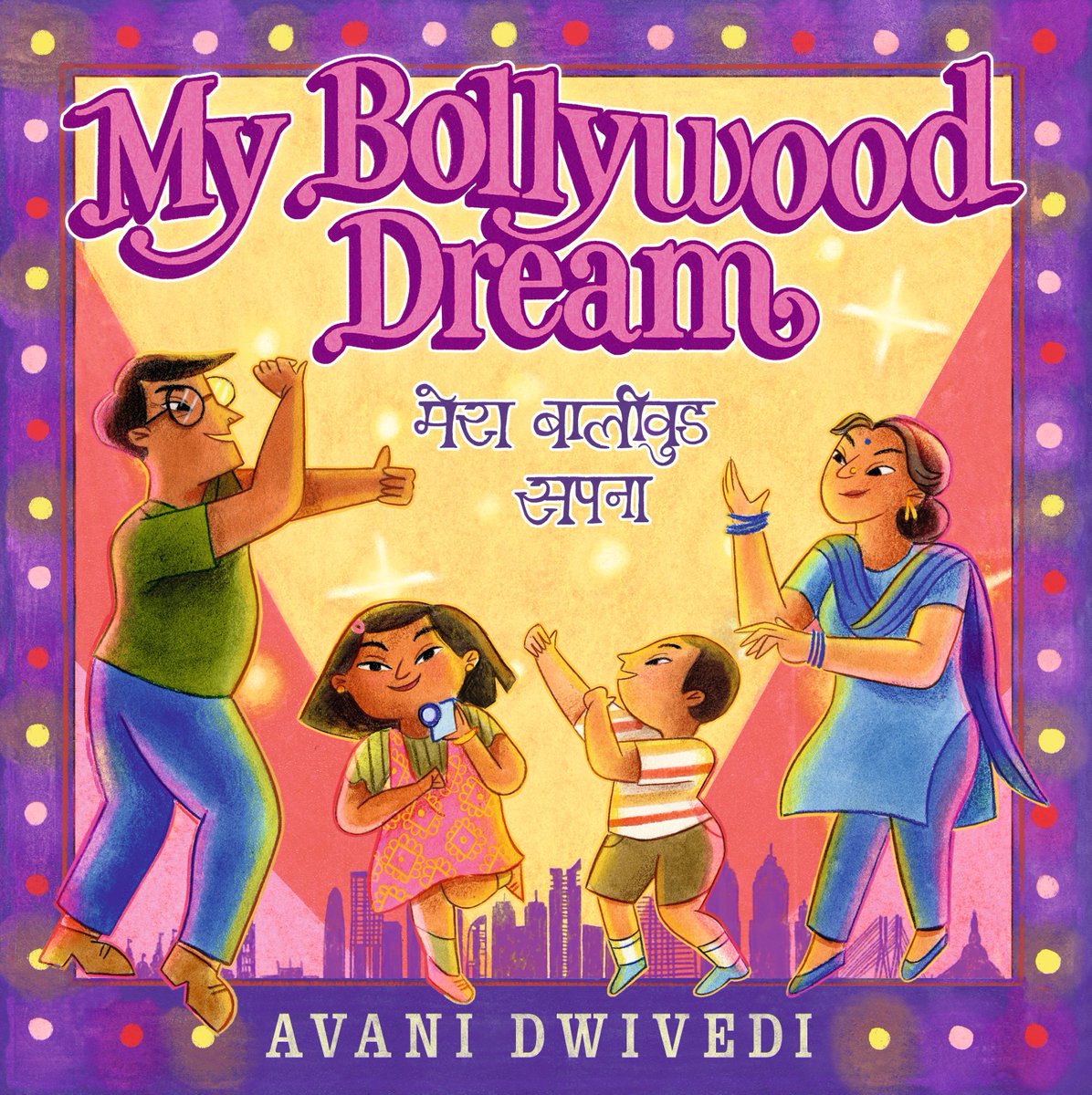 It's #WorldBollywoodDay on Sunday & we have the perfect book by @itisavni to celebrate! My Bollywood Dream brings the spirit of Bollywood to life - The Guardian praised it as 'bold, bright & imaginative [&] conjures the excitement of a Friday family trip to a Mumbai cinema.'