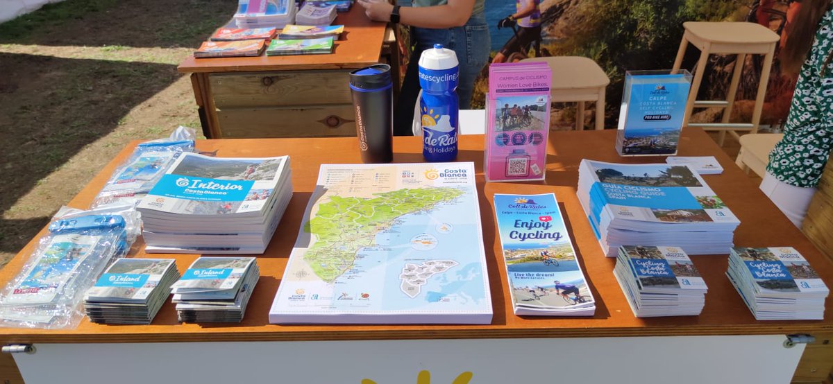 costablancaorg's tweet photo. 🚵‍♀️La #CostaBlanca ya está en el @SeaOtterEurope de Girona
📅Del 22 al 24 de septiembre nuestra oferta de ciclismo en carretera, BTT y cicloturismo será mostrada en este festival, uno de los más relevantes del panorama del ciclismo en Europa
#NPCB23 https://t.co/UBwUb5urGK