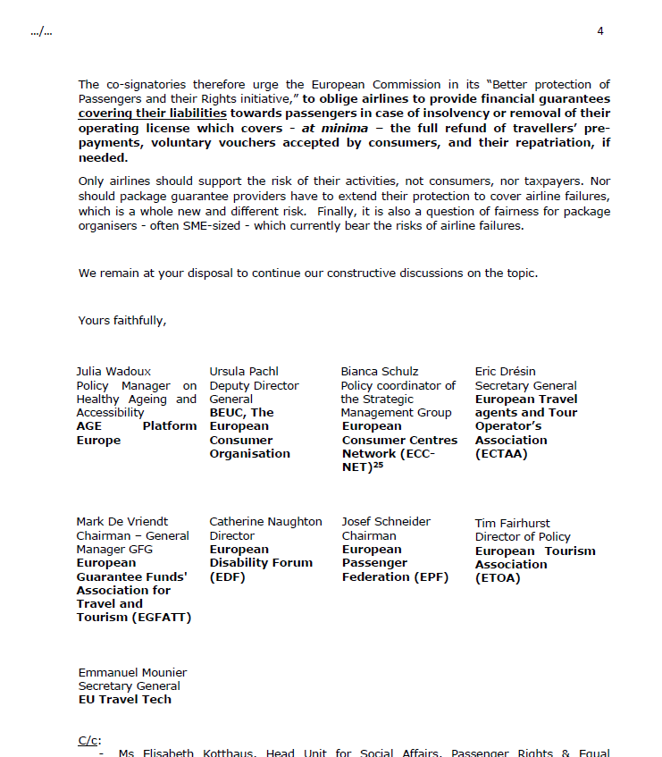 beuc's tweet photo. Another airline ending its activities 👇. Another example that could heavily impact consumers. More than ever we need an insolvency scheme to ensure consumers aren't left to pick up the bill when airlines go under ✈️.

✍️ Our recent letter: https://t.co/61OJTDyjSg https://t.co/yOFDcxwHrj