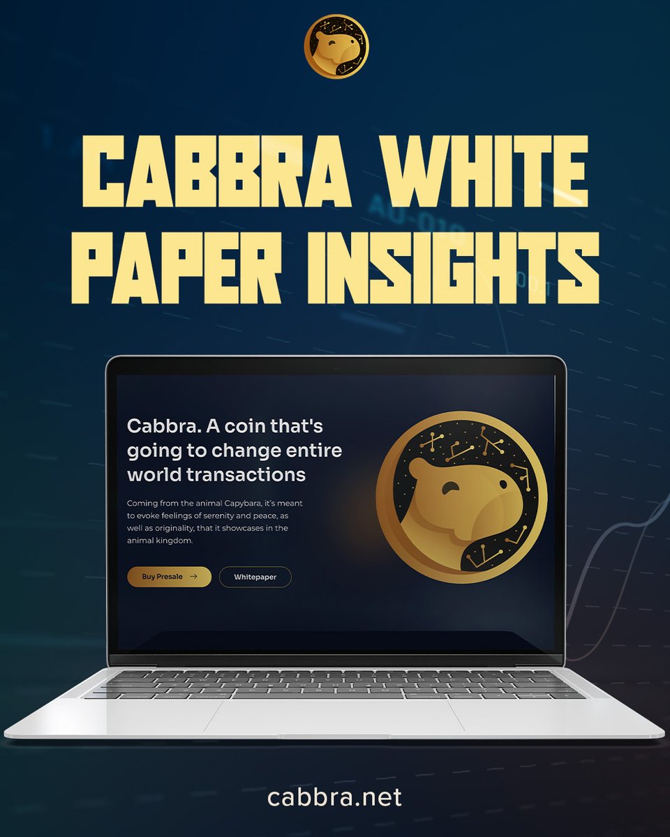 CabbraChain's tweet photo. Dive deep into our white paper for a comprehensive look at CABBRA's revolutionary approach to blockchain. Knowledge is power! ๐
๐ก https://t.co/yY1YEpSA1P
#cabbrawhitepaper #blockchainrevolution #coinmarketcap #knowledgeispowerย #explorecabbra #innovativeblockchain https://t.co/bK3GpohaqN